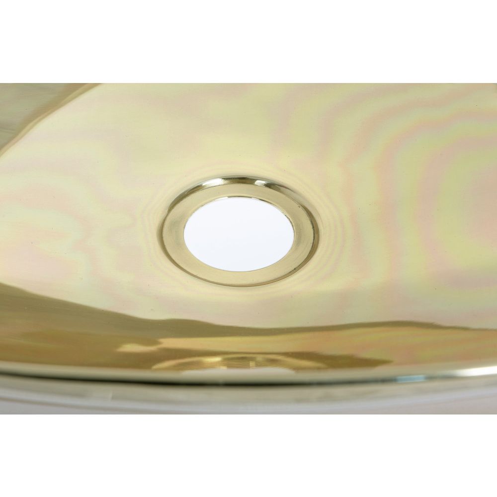 From The Anvil - Smooth Brass Oval Sink | Sku. 47208 | Trade Door Handles.
