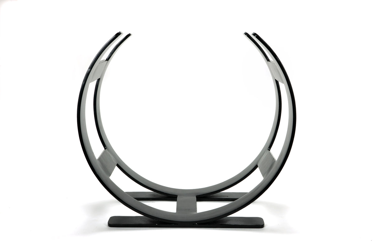 From The Anvil - Matt Black Curved Log Holder - Small | Sku. 47209 | Trade Door Handles.