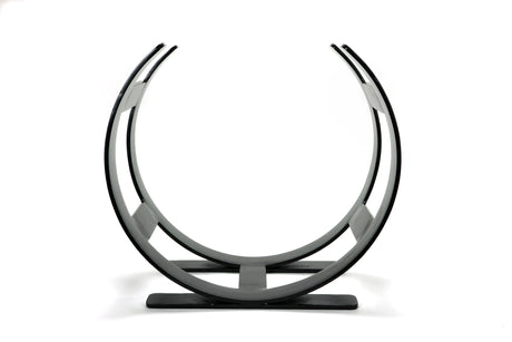 From The Anvil - Matt Black Curved Log Holder - Small | Sku. 47209 | Trade Door Handles.