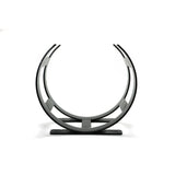 From The Anvil - Matt Black Curved Log Holder - Small | Sku. 47209 | Trade Door Handles.