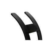 From The Anvil - Matt Black Curved Log Holder - Small | Sku. 47209 | Trade Door Handles.