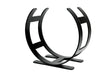 From The Anvil - Matt Black Curved Log Holder - Small | Sku. 47209 | Trade Door Handles.