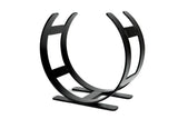 From The Anvil - Matt Black Curved Log Holder - Small | Sku. 47209 | Trade Door Handles.