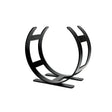 From The Anvil - Matt Black Curved Log Holder - Small | Sku. 47209 | Trade Door Handles.