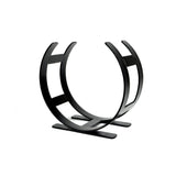 From The Anvil - Matt Black Curved Log Holder - Small | Sku. 47209 | Trade Door Handles.