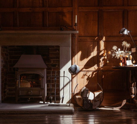 From The Anvil - Pewter Curved Log Holder - Small | Sku. 47210 | Trade Door Handles.