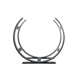 From The Anvil - Matt Black Curved Log Holder - Large | Sku. 47211 | Trade Door Handles.