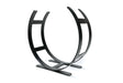 From The Anvil - Matt Black Curved Log Holder - Large | Sku. 47211 | Trade Door Handles.