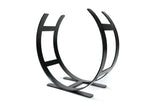 From The Anvil - Matt Black Curved Log Holder - Large | Sku. 47211 | Trade Door Handles.