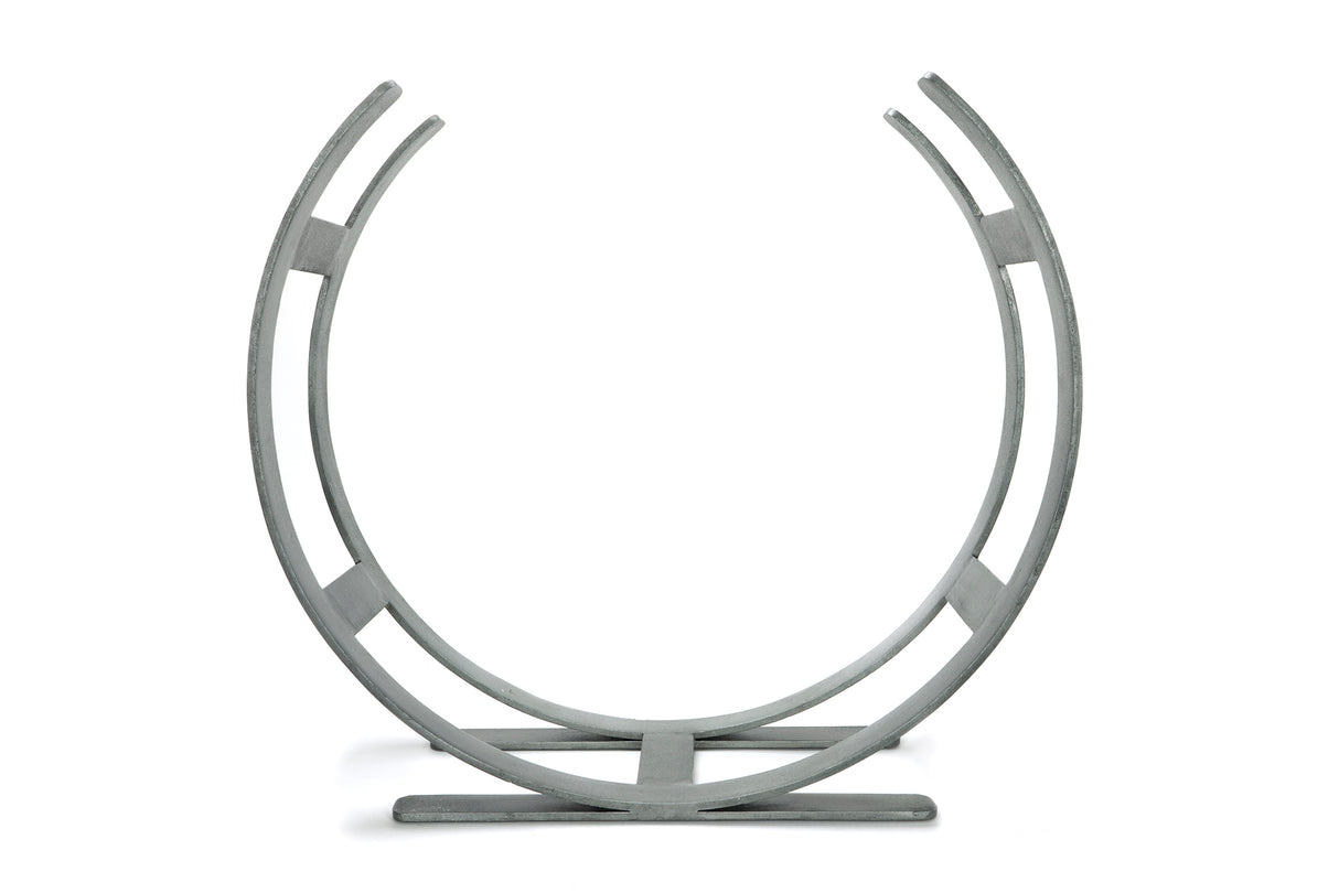 From The Anvil - Pewter Curved Log Holder - Large | Sku. 47212 | Trade Door Handles.
