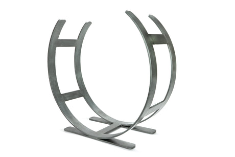 From The Anvil - Pewter Curved Log Holder - Large | Sku. 47212 | Trade Door Handles.