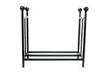 From The Anvil - Matt Black Rectangular Log Holder | Sku. 47213 | Trade Door Handles.