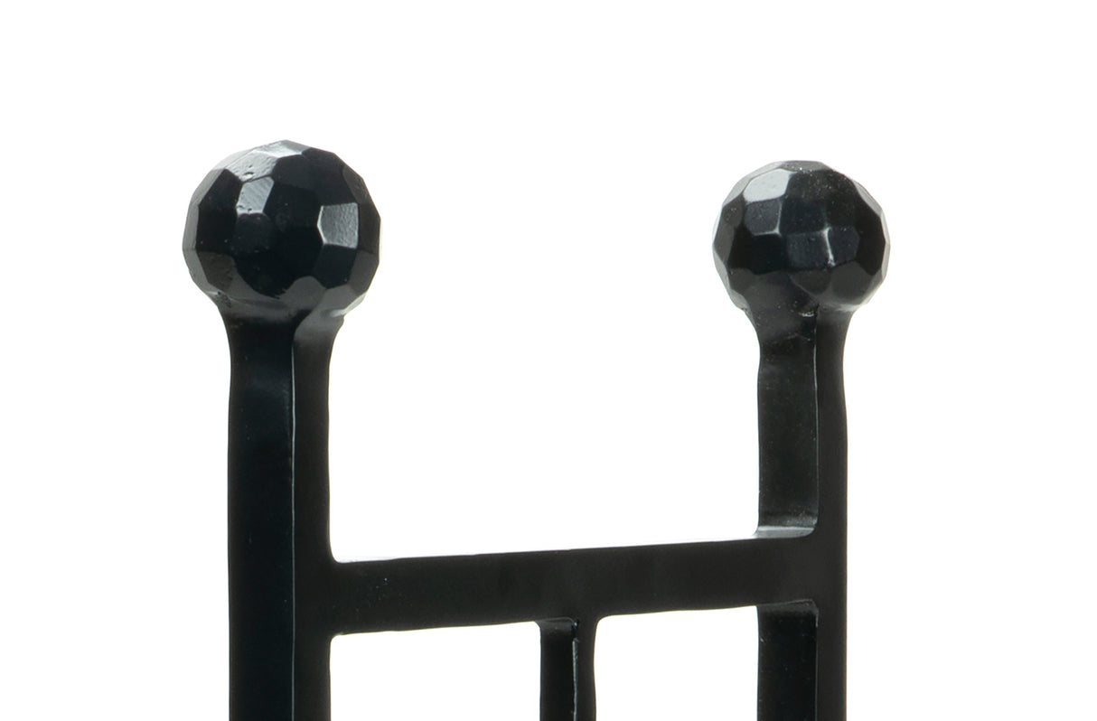 From The Anvil - Matt Black Rectangular Log Holder | Sku. 47213 | Trade Door Handles.
