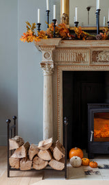 From The Anvil - Matt Black Rectangular Log Holder | Sku. 47213 | Trade Door Handles.