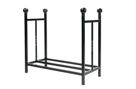 From The Anvil - Matt Black Rectangular Log Holder | Sku. 47213 | Trade Door Handles.