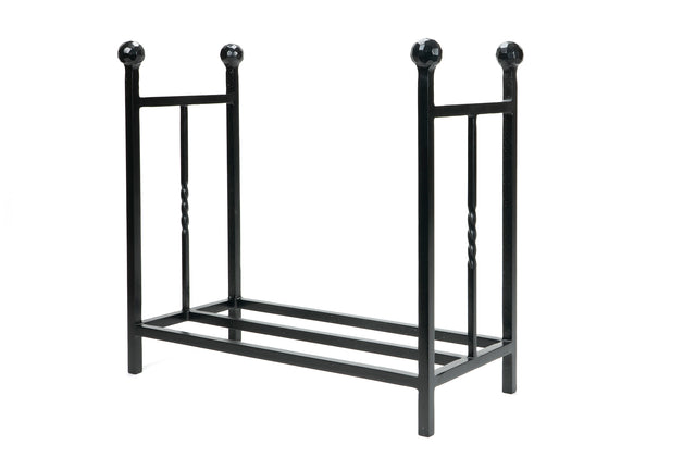 From The Anvil - Matt Black Rectangular Log Holder | Sku. 47213 | Trade Door Handles.