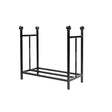 From The Anvil - Matt Black Rectangular Log Holder | Sku. 47213 | Trade Door Handles.