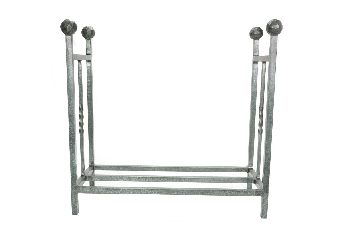 From The Anvil - Pewter Rectangular Log Holder | Sku. 47214 | Trade Door Handles.