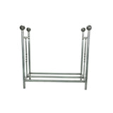 From The Anvil - Pewter Rectangular Log Holder | Sku. 47214 | Trade Door Handles.