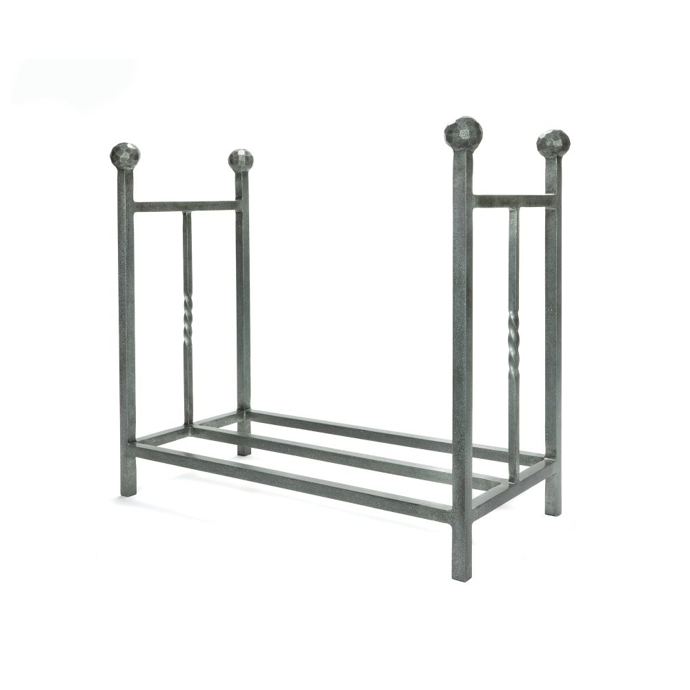 From The Anvil - Pewter Rectangular Log Holder | Sku. 47214 | Trade Door Handles.