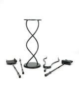 From The Anvil - Matt Black Spiral Companion Set - Avon Tools | Sku. 47215 | Trade Door Handles.