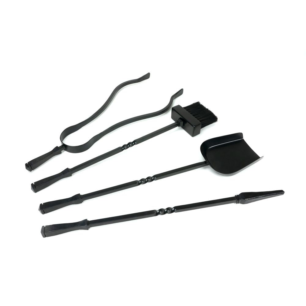 From The Anvil - Matt Black Spiral Companion Set - Avon Tools | Sku. 47215 | Trade Door Handles.