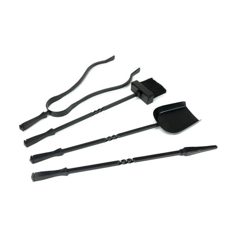 From The Anvil - Matt Black Spiral Companion Set - Avon Tools | Sku. 47215 | Trade Door Handles.