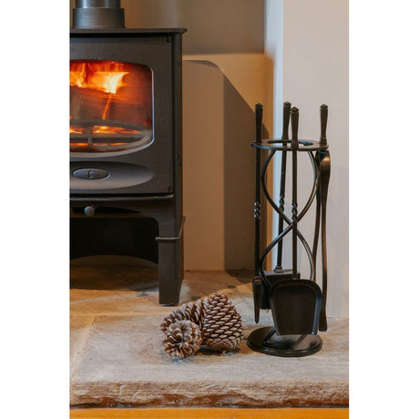 From The Anvil - Matt Black Spiral Companion Set - Avon Tools | Sku. 47215 | Trade Door Handles.