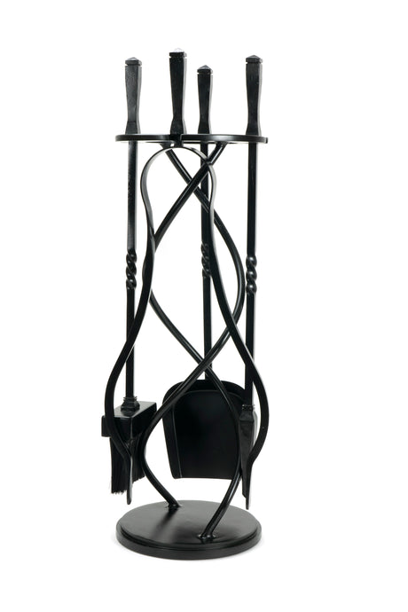 From The Anvil - Matt Black Spiral Companion Set - Avon Tools | Sku. 47215 | Trade Door Handles.