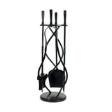 From The Anvil - Matt Black Spiral Companion Set - Avon Tools | Sku. 47215 | Trade Door Handles.