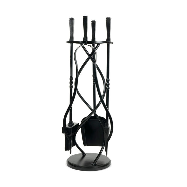 From The Anvil - Matt Black Spiral Companion Set - Avon Tools | Sku. 47215 | Trade Door Handles.