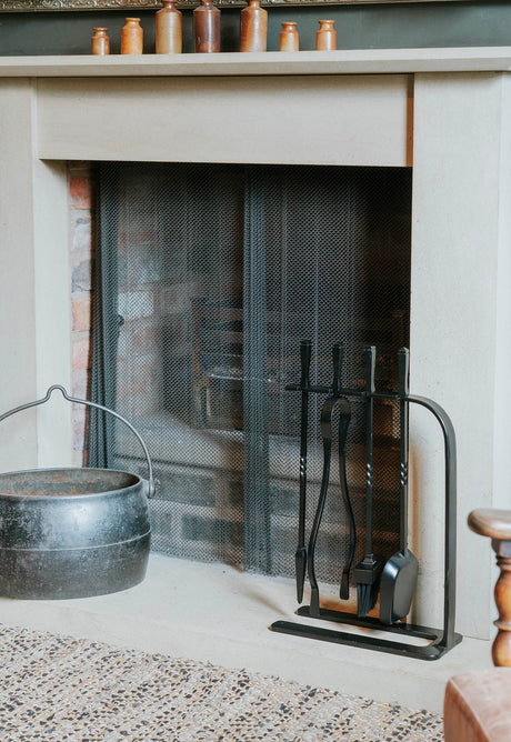 From The Anvil - Matt Black Arc Companion Set - Avon Tools | Sku. 47218 | Trade Door Handles.