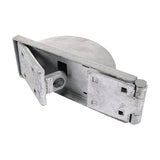 This is an image of Timco - Padlock Protection Bar - Heavy Duty - Left - Hot Dipped Galvanised 7 1/2" (1 Each Plain Bag) 472582