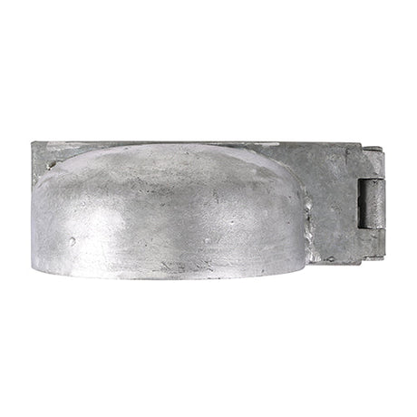 This is an image of Timco - Padlock Protection Bar - Heavy Duty - Right - Hot Dipped Galvanised 7 1/2" (1 Each Plain Bag) 472951