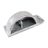 This is an image of Timco - Padlock Protection Bar - Heavy Duty - Right - Hot Dipped Galvanised 7 1/2" (1 Each Plain Bag) 472951