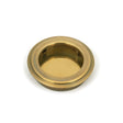 From The Anvil - Aged Brass 60mm Art Deco Round Pull | Sku. 48316 | Trade Door Handles.