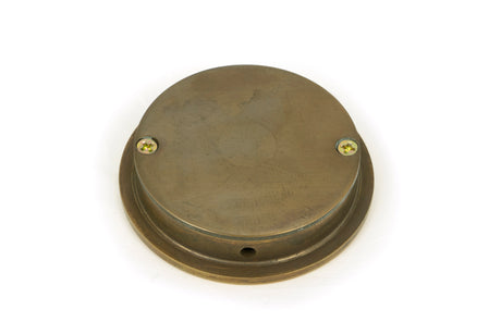 From The Anvil - Aged Brass 60mm Plain Round Pull | Sku. 48322 | Trade Door Handles.