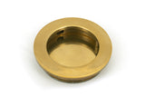 From The Anvil - Aged Brass 60mm Plain Round Pull | Sku. 48322 | Trade Door Handles.