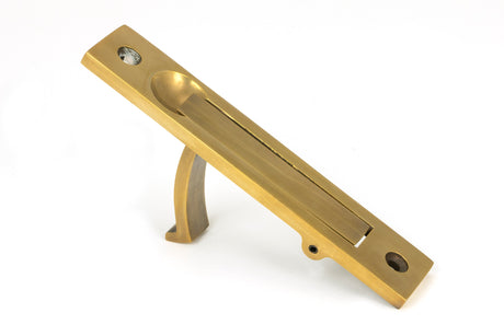 From The Anvil - Aged Brass 125mm x 25mm Edge Pull | Sku. 48332 | Trade Door Handles.