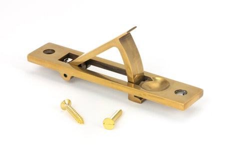 From The Anvil - Aged Brass 125mm x 25mm Edge Pull | Sku. 48332 | Trade Door Handles.
