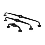 From The Anvil - Black 5" Hammered D Handle | Sku. 48347 | Trade Door Handles.