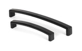 From The Anvil - Black 5 1/2" Ribbed Pull Handle | Sku. 48353 | Trade Door Handles.