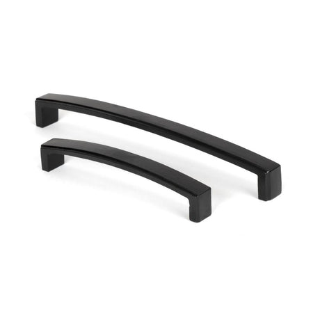 From The Anvil - Black 5 1/2" Ribbed Pull Handle | Sku. 48353 | Trade Door Handles.