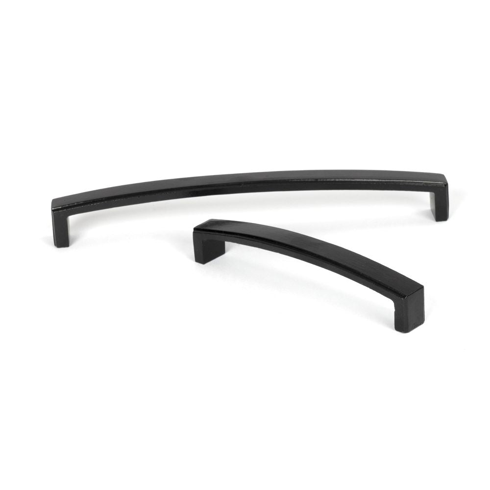 From The Anvil - Black 5 1/2" Ribbed Pull Handle | Sku. 48353 | Trade Door Handles.