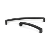From The Anvil - Black 5 1/2" Ribbed Pull Handle | Sku. 48353 | Trade Door Handles.