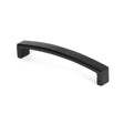 From The Anvil - Black 5 1/2" Ribbed Pull Handle | Sku. 48353 | Trade Door Handles.