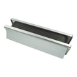 This is an image of Timco - Intumescent Letterbox - Satin Anodised Aluminium - Silver Frame 305 x 70 (1 Each Box) 487382