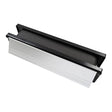 This is an image of Timco - Intumescent Letterbox - Polished Silver - Black Frame 272 x 70 (1 Each Box) 487457