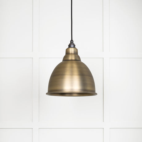 From The Anvil - Aged Brass Brindley Pendant | Sku. 49497 | Trade Door Handles.