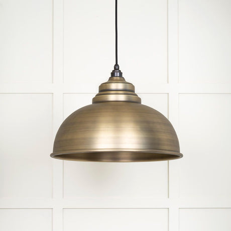 From The Anvil - Aged Brass Harborne Pendant | Sku. 49498 | Trade Door Handles.